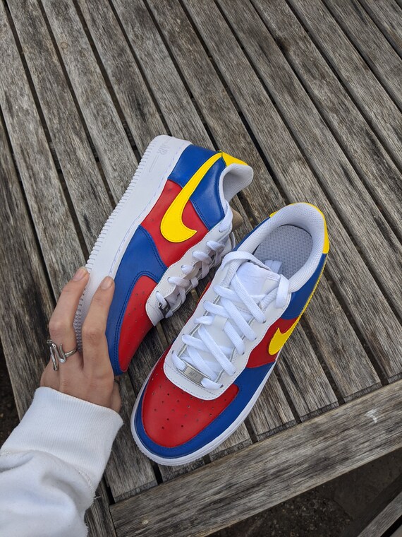 Custom painted Nike Air Force 1s | Etsy