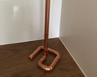 Copper Pipe Kitchen Roll Holder