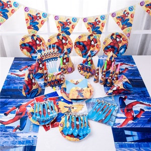 Spider-Man Birthday Party Sets/ Decorations/ Boys Party/Super Hero Party