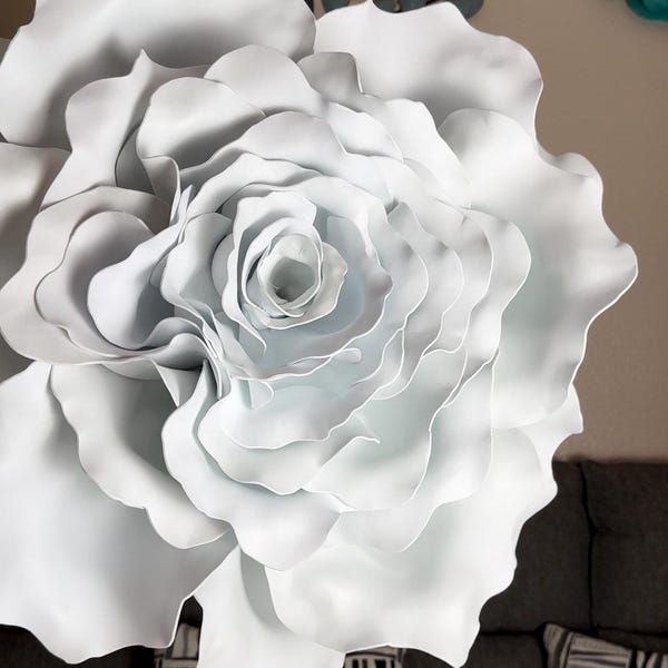 Giant Thick Foam Flowers l High Quality Handmade l Wall Decor l Event Decorations l Party Decor l Long-Lasting l Rose l Peony l Zantedeschia