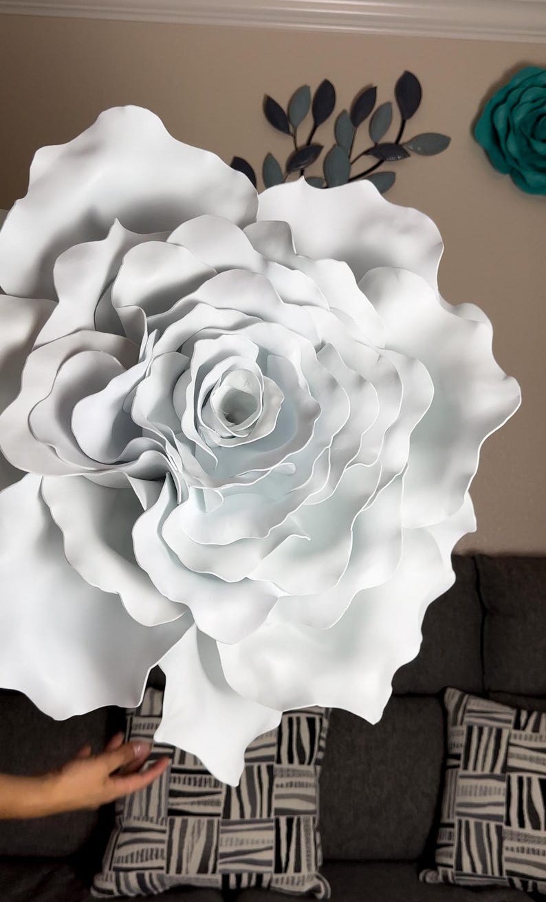 Giant Thick Foam Flowers L High Quality Handmade L Wall Decor L Event giant-thick-foam-flowers-l-high-quality-handmade-l-wall-decor-l-event