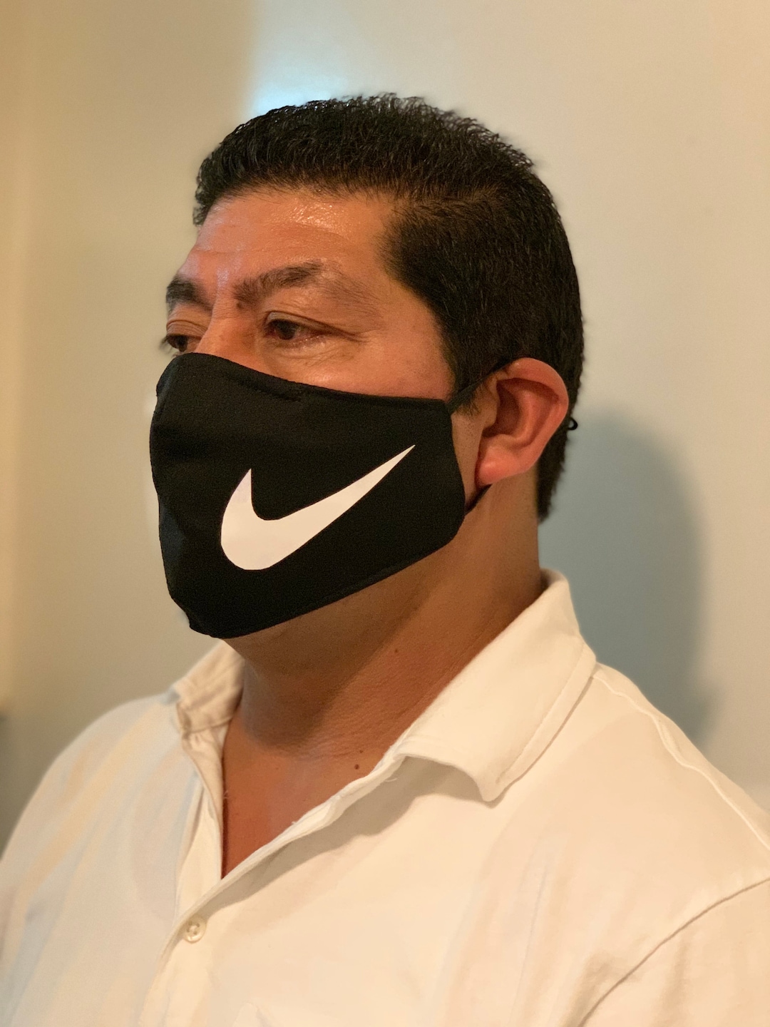 Nike Inspired Face Mask | Black | Washable and Reusable