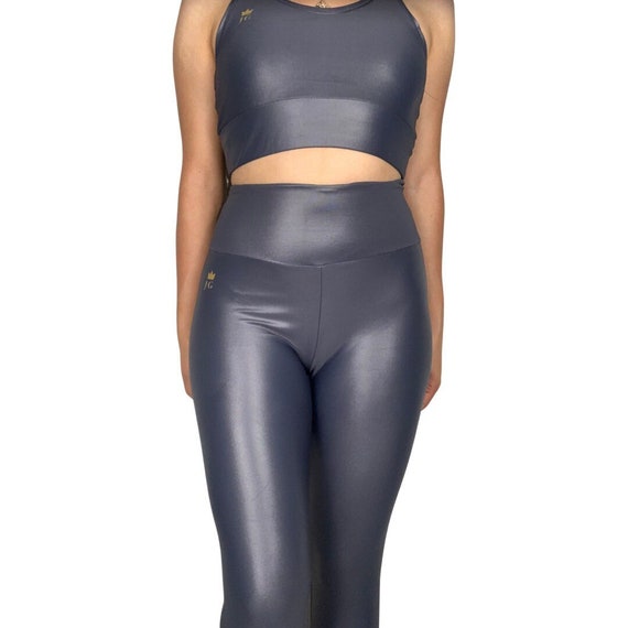 2 Piece High-waisted Shine Leggings 