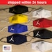 Basketball 'Jumpman' Face Masks | Washable and Reusable | Filter | Nose Wire | 100% Cotton | Polyester Sport| Adjustable Ear Loop | 4 LAYER 