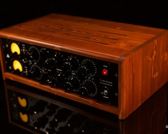 Rack de estudio 3U / 12" de profundidad / Madera maciza / Personalizable