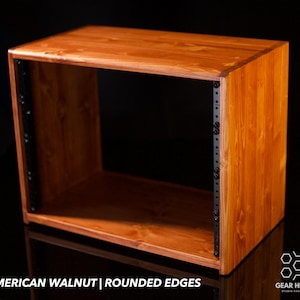 8U Studio Rack | 12&quot; Depth | Solid Wood  | Customizable