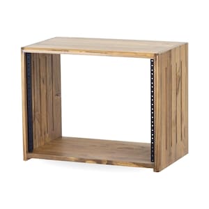 Rack de estudio 8U / 12" de profundidad / Madera maciza / Personalizable