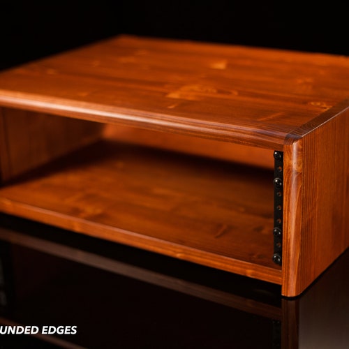 8U Studio Rack 15 Depth Solid Wood Customizable - Etsy