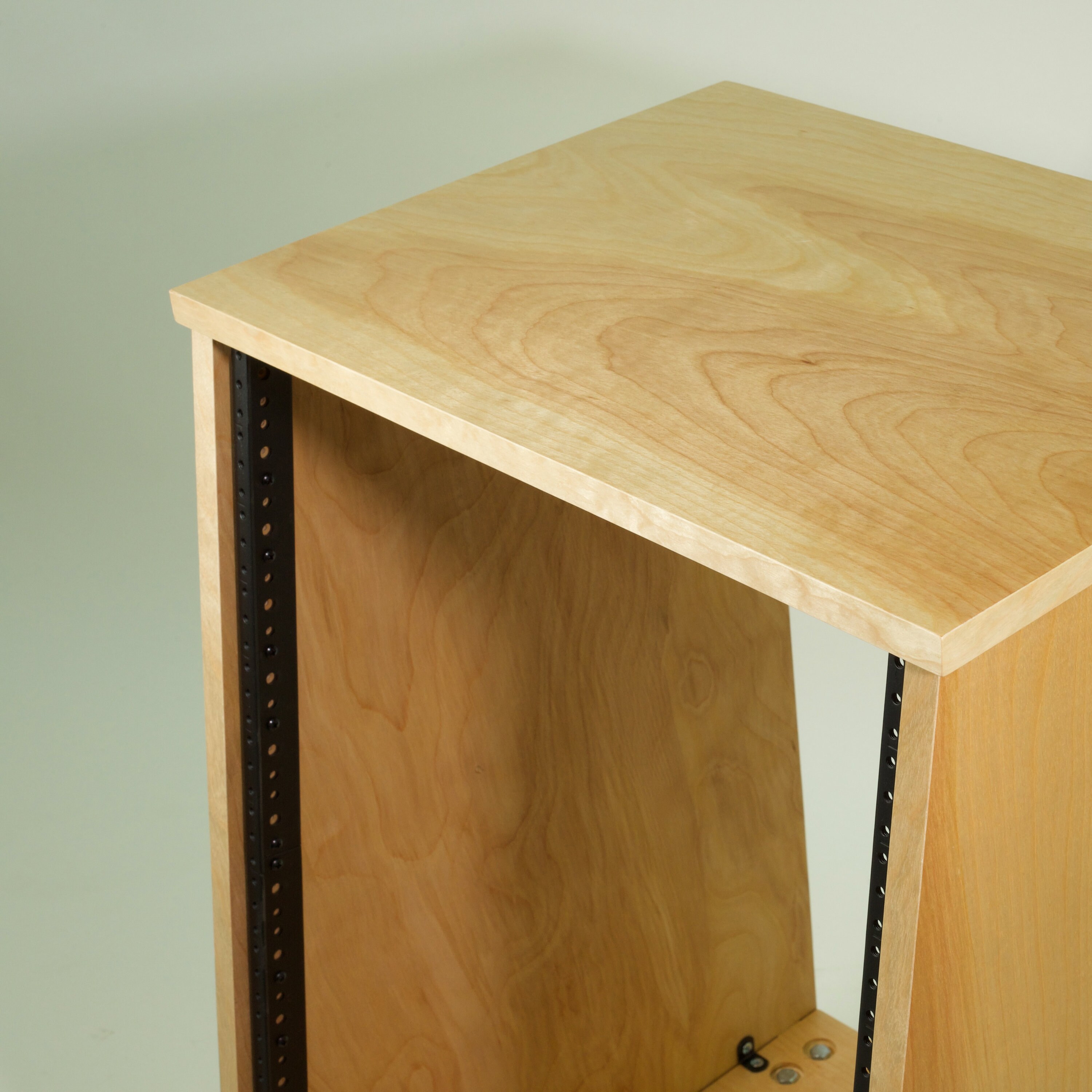Substrate Rack Slanted 16U Slanted Wood Studio Rack | Floor Standing | Birch Plywood ...