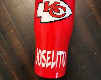 Personalized Kansas City Chiefs Tumbler