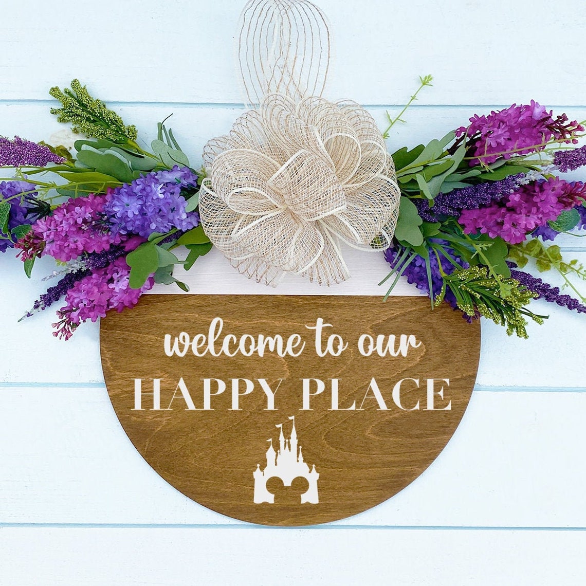 14 Circular Sign To Our Happy Place Etsy