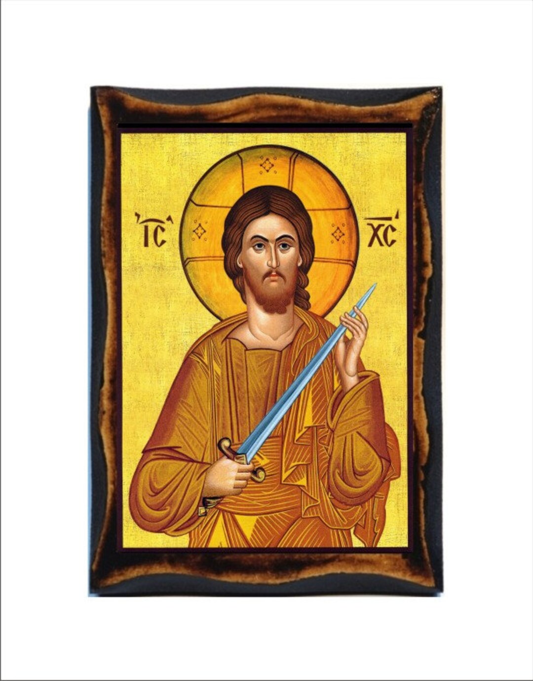 Jesus Holding a Sword Christ With Sword Gesù Ti Regala Una Spada Le