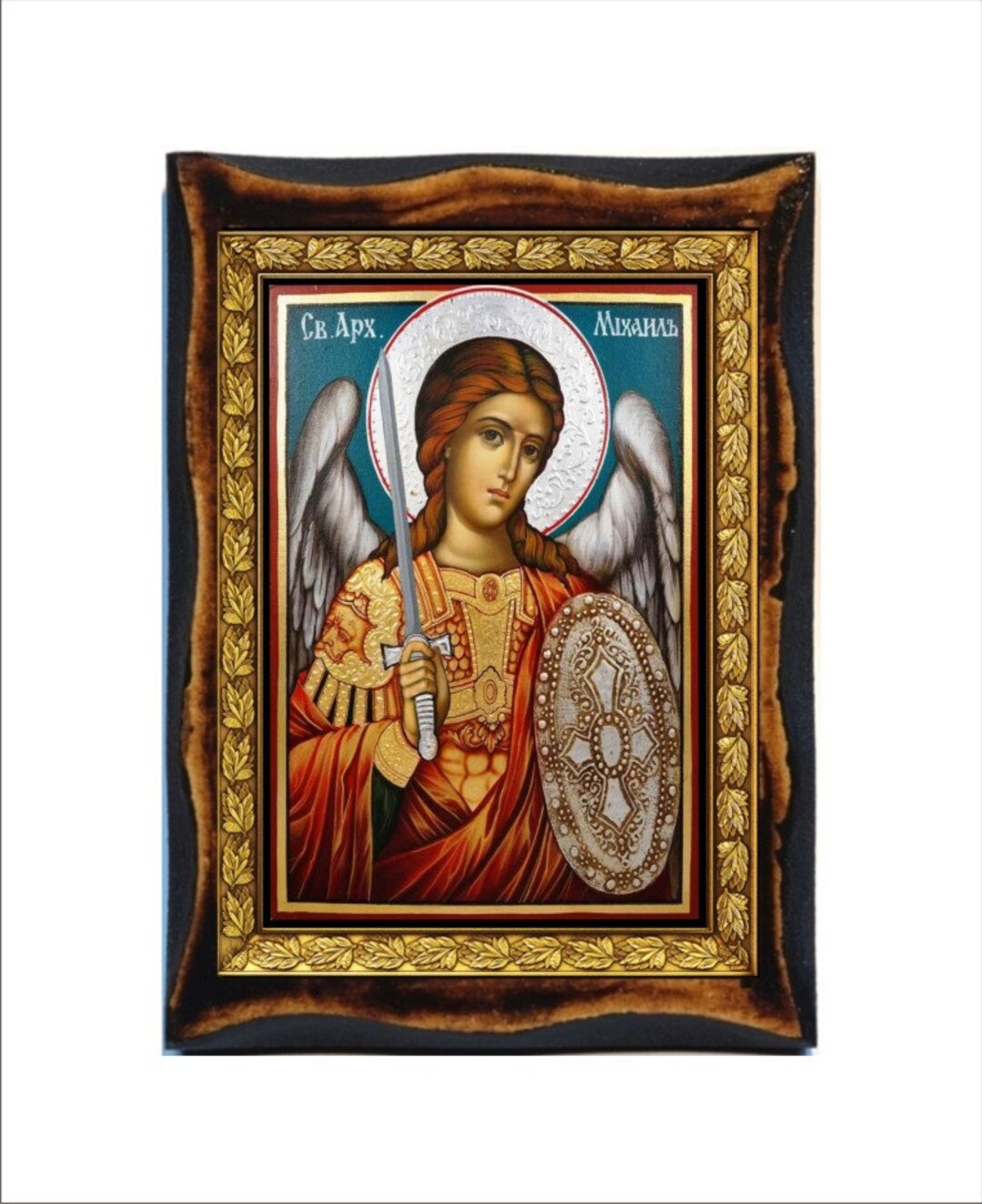 PLAQUE EN METAL saint georges 20X30 CM EUR 20,99