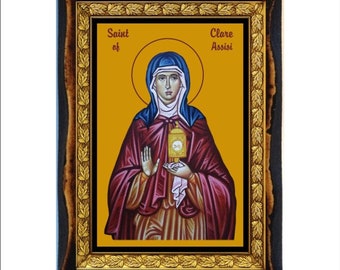 Clare of Assisi - Saint Clare of Assisi - Claire d'Assise - Santa Clara de Assis - Saint Clara - Clara of Assisi - Sainte Claire - Chiara