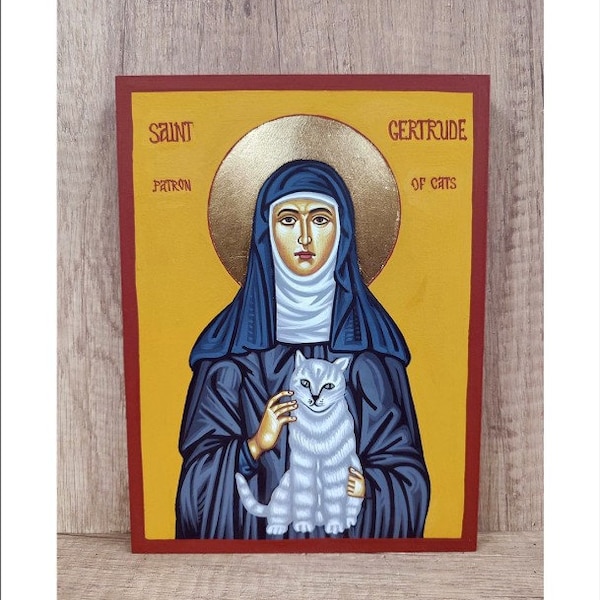 Saint Gertrude Icon Etsy saint-gertrude-icon-etsy