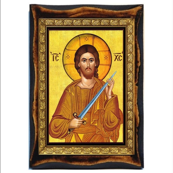 Jesus holding a sword - Christ with sword - Gesù ti regala una spada - Le Christ au glaive - La espada de Cristo - Jesus und das Schwert