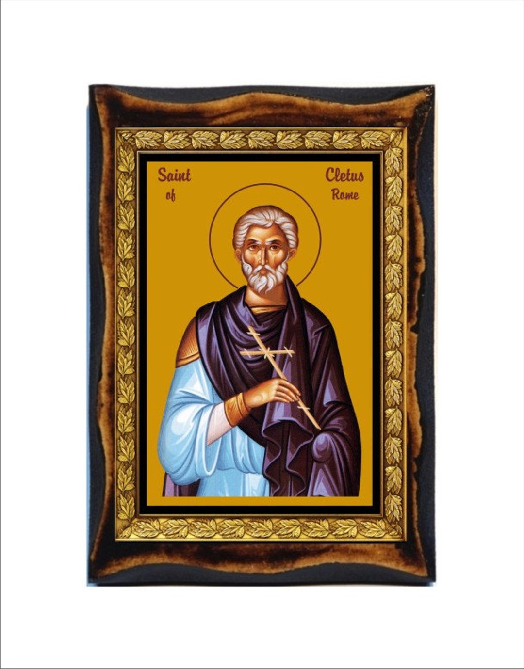 Saint Cletus of Rome Pope Anacletus Papa Cleto Saint Etsy