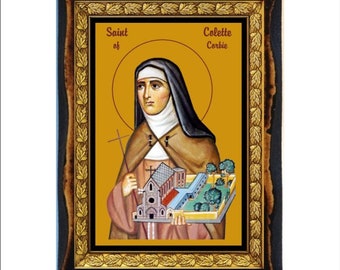 Colette of Corbie - Colette de Corbie - Coletta di Corbie - Coleta Boylet de Corbie - Colette von Corbie - Koleta Boylet - Saint Colette