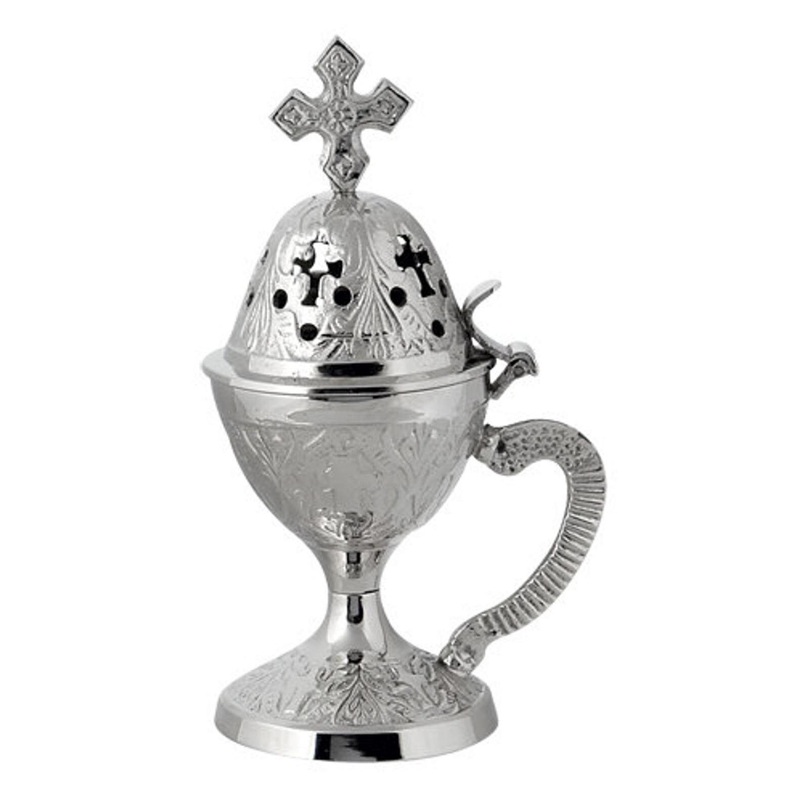 Silver Incense Burner Censer Perfume Burner Thurible Metal Etsy