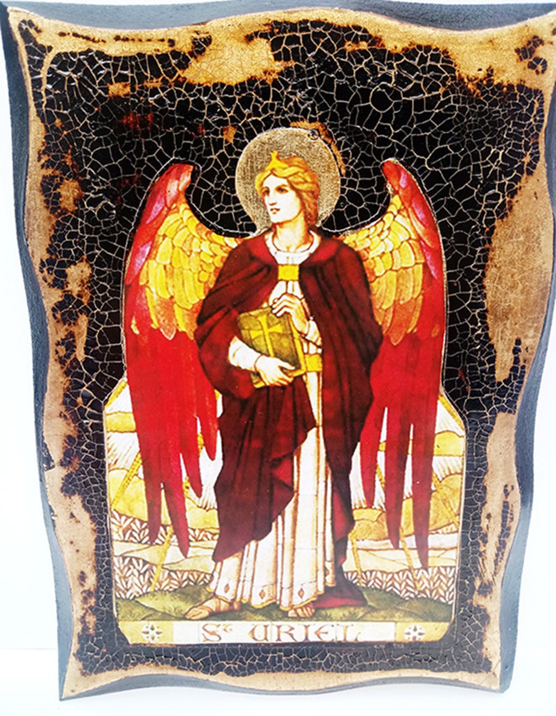 Uriel Angel Archange Ouriel Uriel Uriel Engel Arcángel Etsy