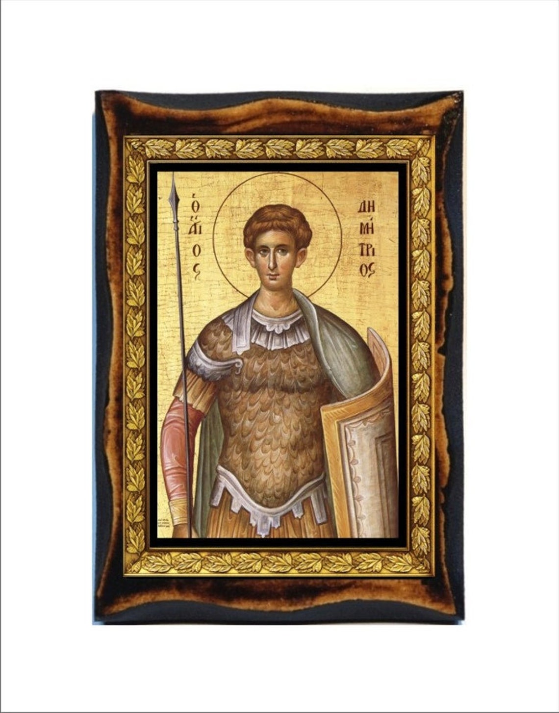 Heilige Demetrios von Thessaloniki Saint Demetrius San Etsy.de