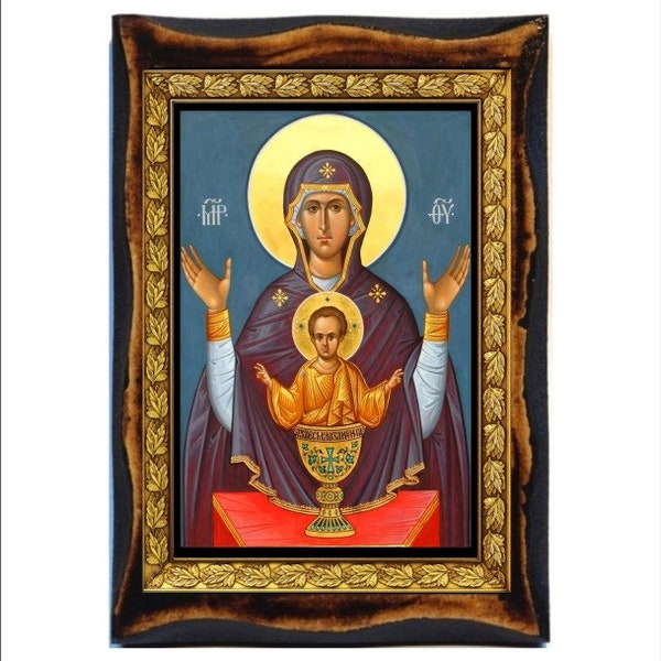 Theotokos of the Inexhaustible Chalice - Madre di Dio Calice Inesauribile - Theotokos of chalice - Theotokos de calice -Theotokos del calice