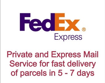 Private en Express Mail Service met FedEx voor snelle levering van pakketten in 5 - 7 dagen werkdagen