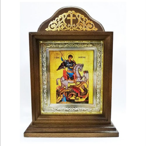 Saint George Iconostasis - Saint Georges Iconostase - San Giorgio Iconostasi offers - San Jorge Iconostasio - Heiliger Georg Ikonostase -Iconóstase