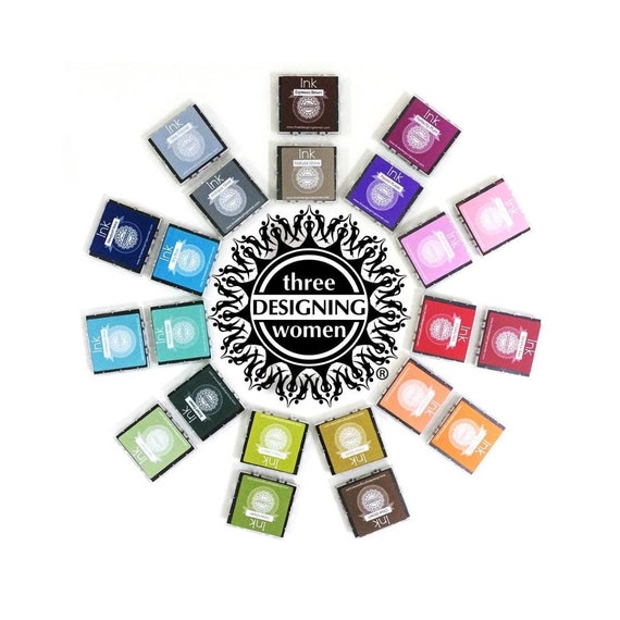 Three Designing Women Ink Pad Refill: Water-Based Ink Cartridge