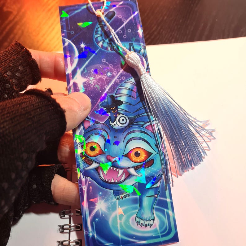 Derpy Bookmark Color K-p0p Dem0n Hunters: Derpy Tiger Holographic Bookmark - Etsy Australia