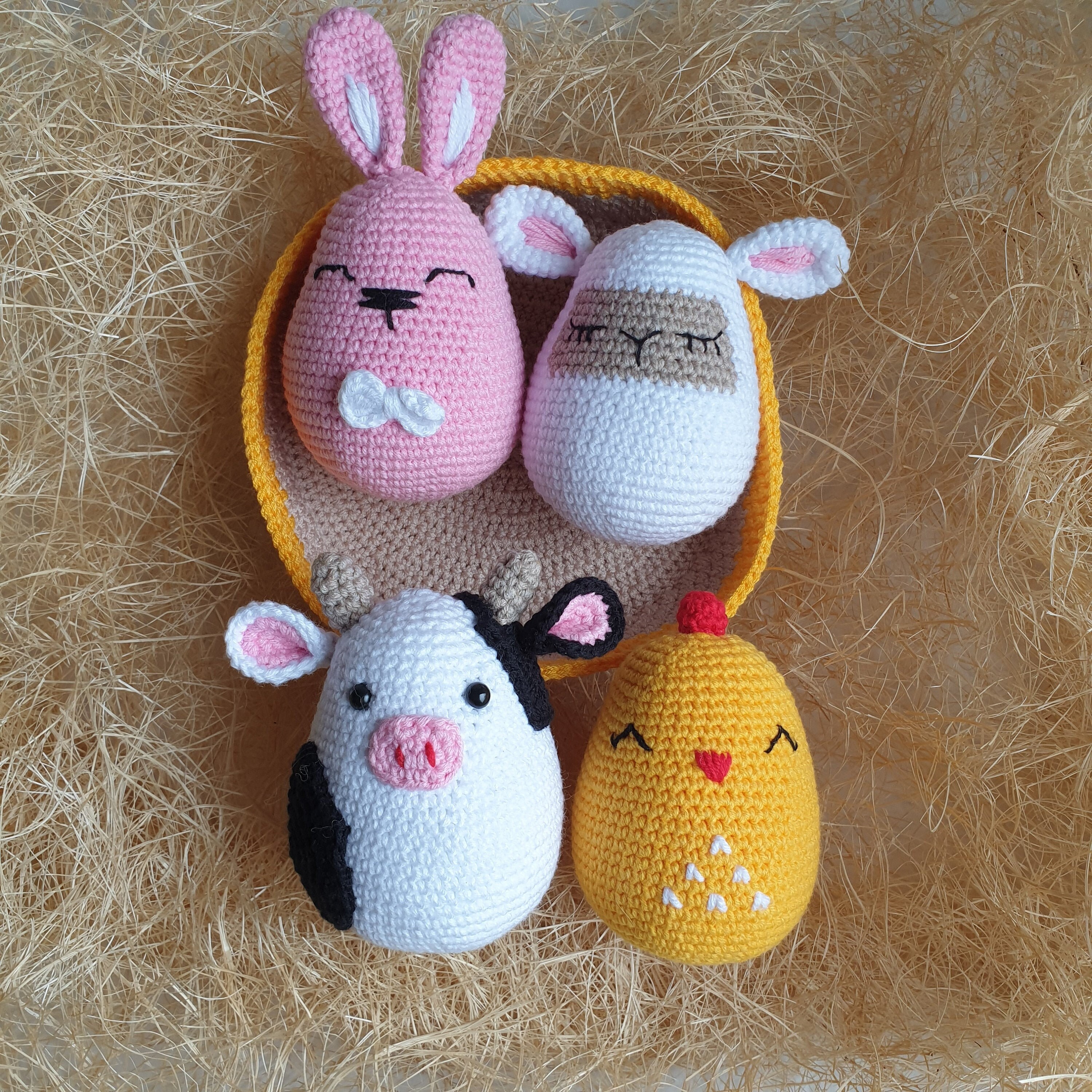 Easter cat toys animal shaped eggs Easter Egg cat toys Etsy