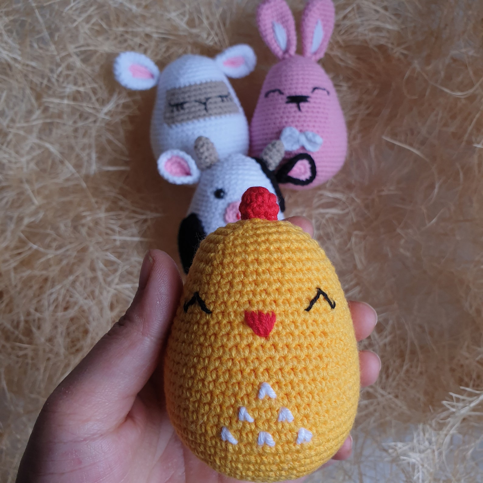 Easter cat toys animal shaped eggs Easter Egg cat toys Etsy