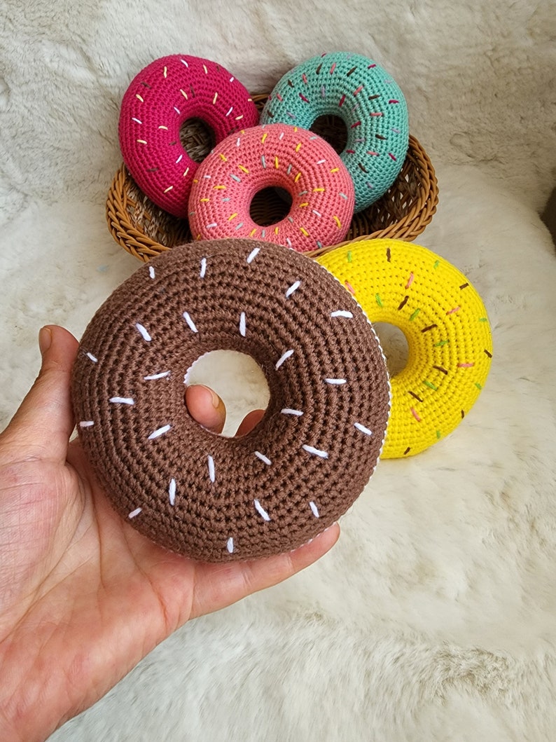 Donut Toy for Dogs Squeaky Toys for Dogs Dog Toys Donuts Etsy