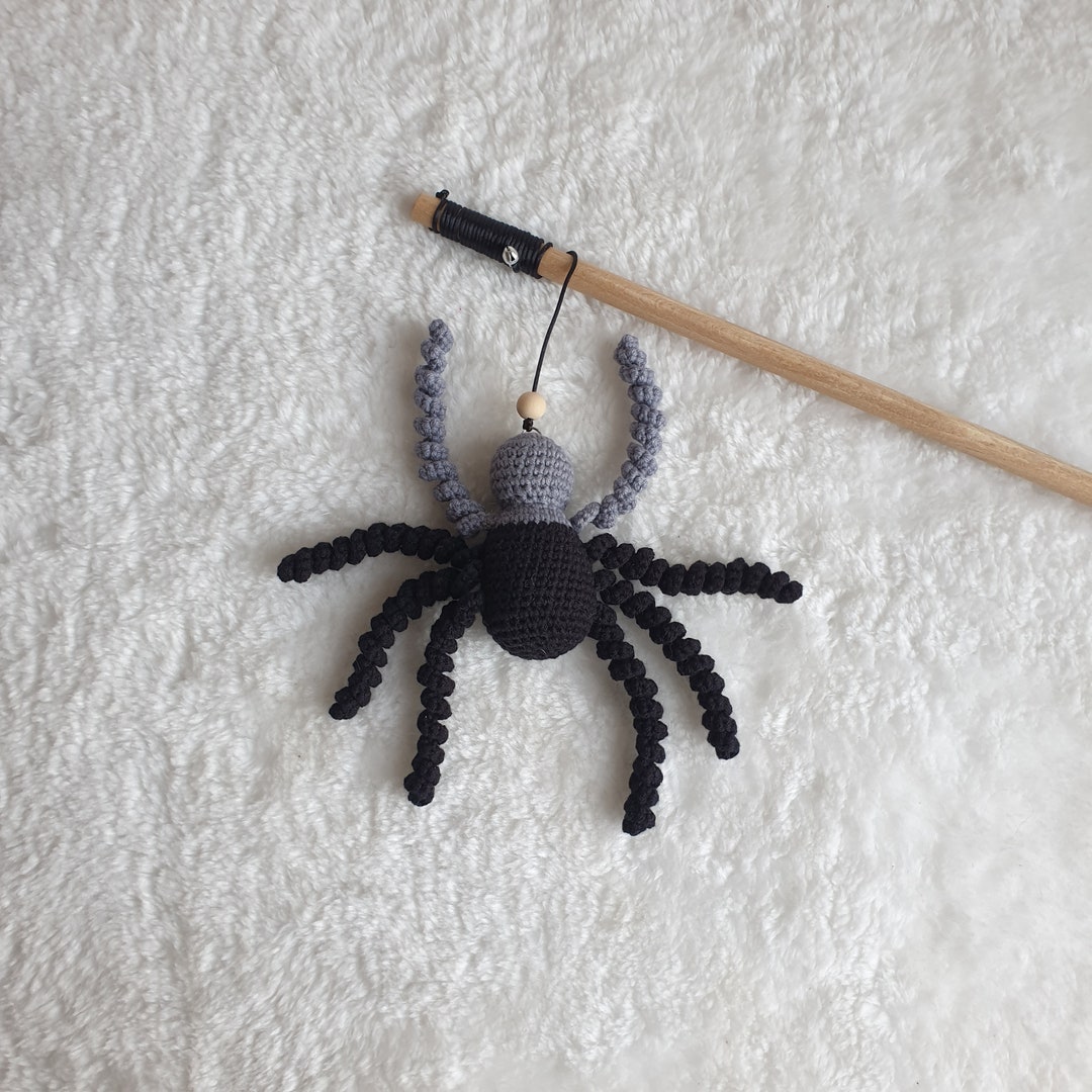 Spider Cat Fishing Rod, Halloween Cat Toys, Cat Fishing Rod, Interesting  Cat Toys, Pet Gifts, Birthday Gifts for Cats, Spider Toy for Cats 
