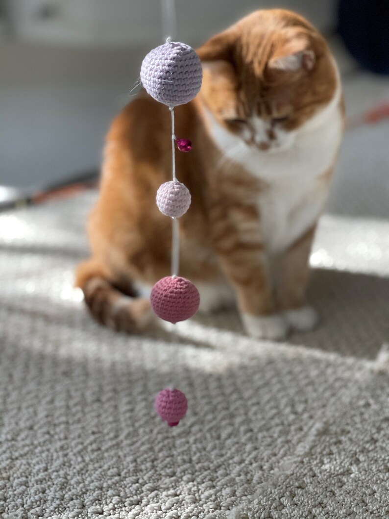 Ball Fishing Rod Cat Wandfishing Pole for Cats Cat Fishing Etsy