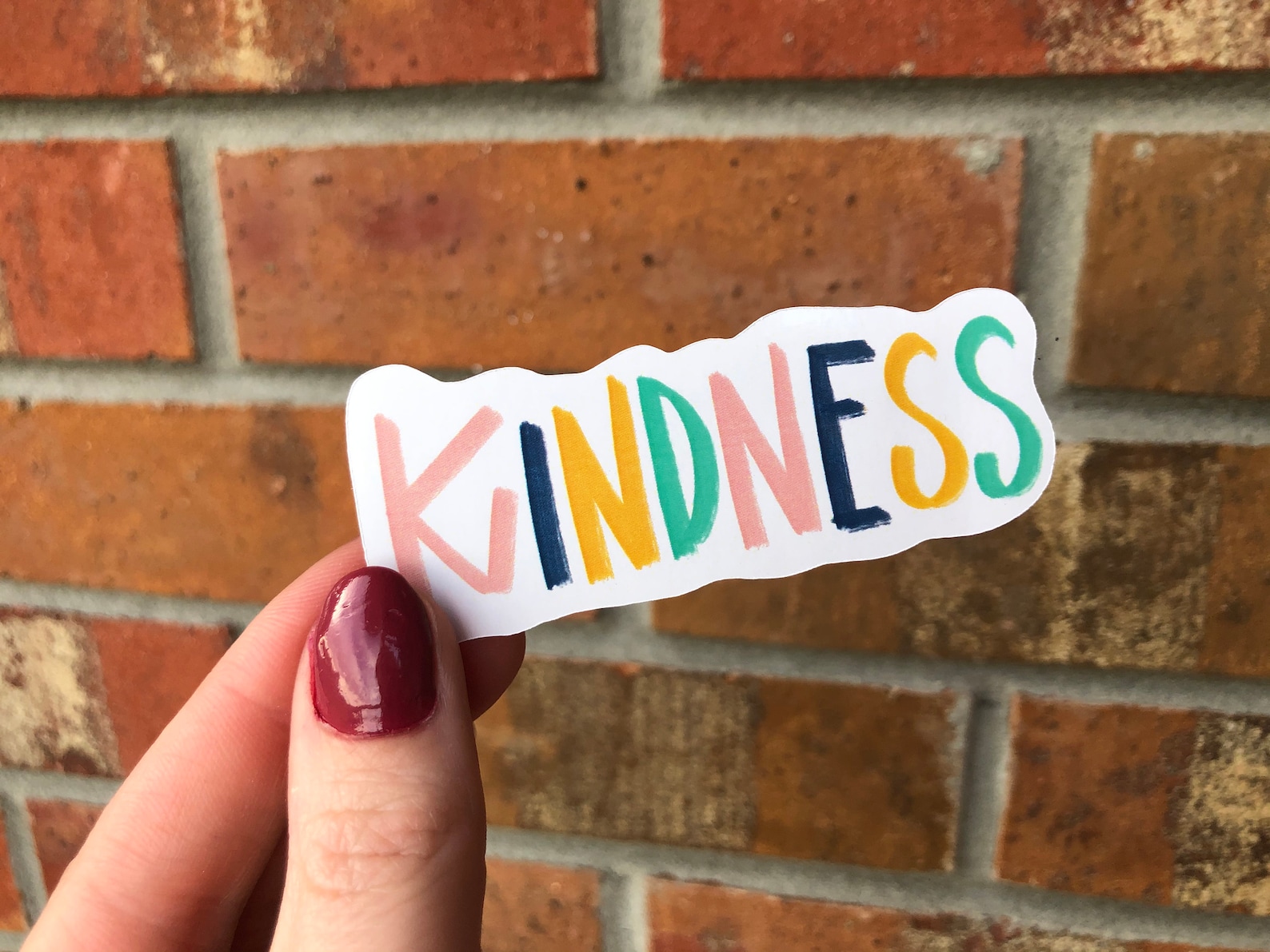 Kindness Sticker Etsy