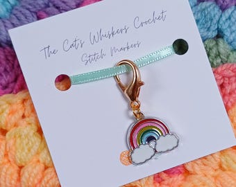 Stitch Marker Rainbow, Crochet and Knitting Gifts, Crochet and Knitting Kit, Crochet and Knitting Accessories