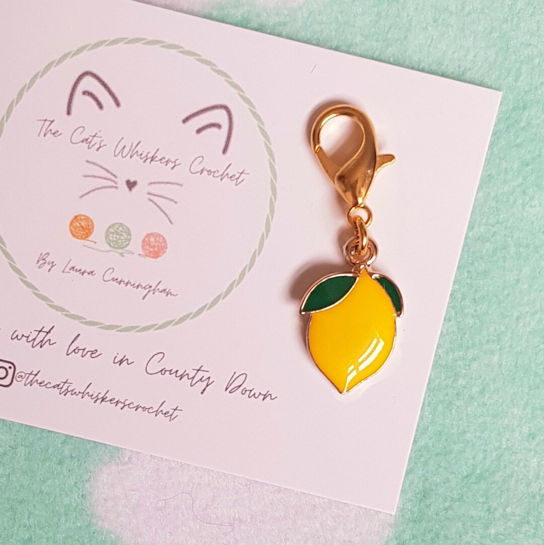 Lemon Stitch Marker Stitch Markers for Crochet and Knitting Etsy UK