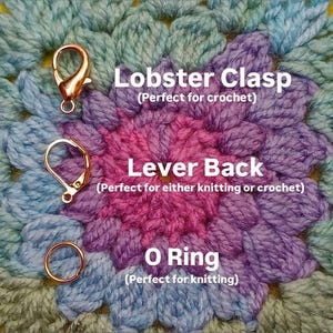 Stitch Marker Bee & Honeycomb, Crochet Gifts, Knitting Gifts, Crochet Kit, Crochet and Knitting Accessories, Zipper Pulls, Bag Charm image 17