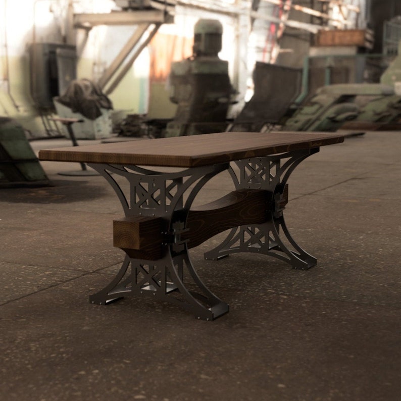 Steampunk Dining Table Legs DXF File Ready to Plasma Laser Cut - Etsy