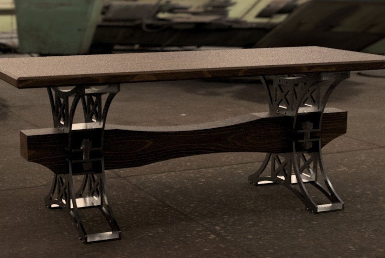 Steampunk Dining Table Legs DXF File Ready to Plasma Laser Cut 12 Mm Etsy