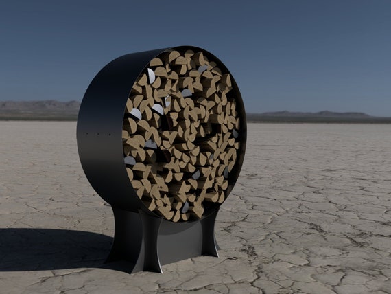 Firewood Ring Place Loft Style DXF Files Ready to Cut Plasma Laser