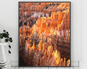 Bryce Canyon Print, Fotografia Pustyni, Utah Print, Park Narodowy Print, Sztuka Bryce Canyon, Desert Print, Południowe Utah Photo, Utah Decor
