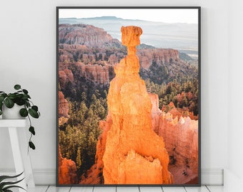 Bryce Canyon Print, Fotografia Pustyni, Utah Print, Park Narodowy Print, Sztuka Bryce Canyon, Desert Print, Południowe Utah Photo, Utah Decor