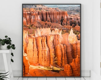 Bryce Canyon Print, Fotografia Pustyni, Utah Print, Park Narodowy Print, Sztuka Bryce Canyon, Desert Print, Południowe Utah Photo, Utah Decor