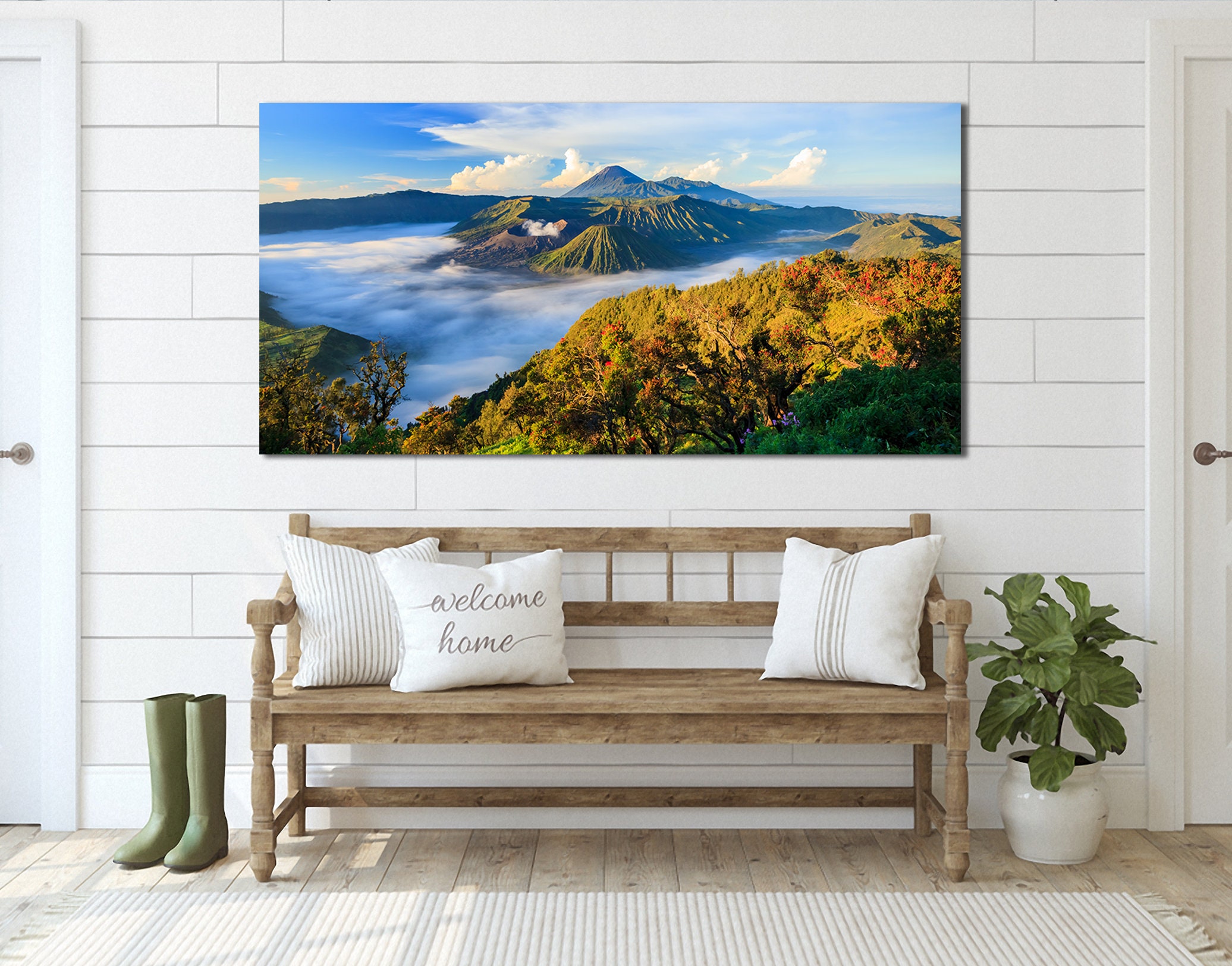 Mountain Landscape Canvas Art Print Mountain Wall Art | Etsy