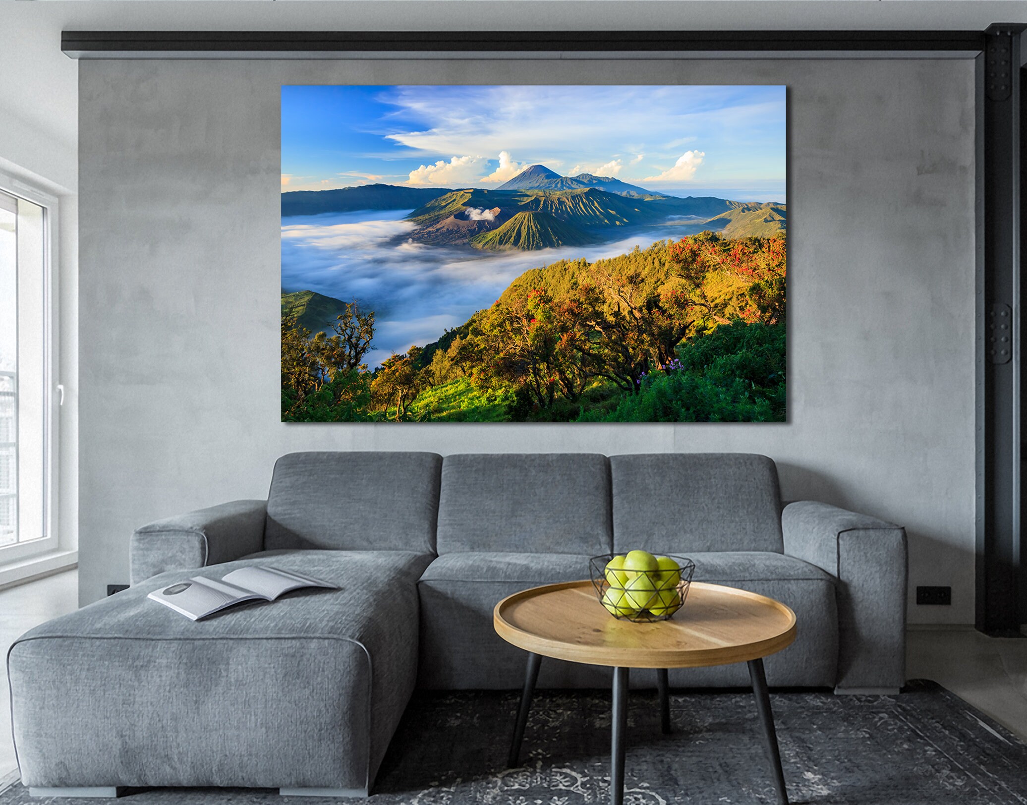 Mountain Landscape Canvas Art Print Mountain Wall Art | Etsy