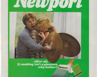 newport cigarette ads 1970s 1970 Newport Cigarettes Magazine Ad Print - Tobacco Sailor Ocean