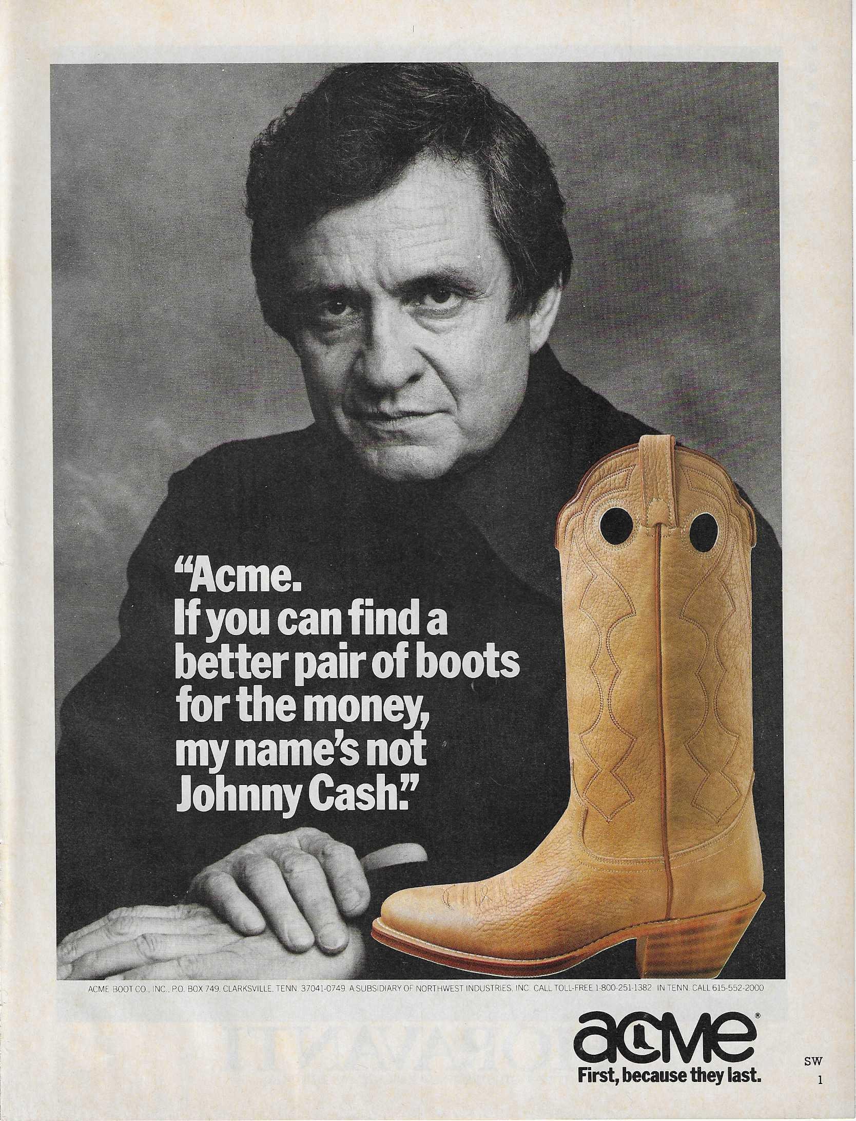 Johnny cash cowboy boots store