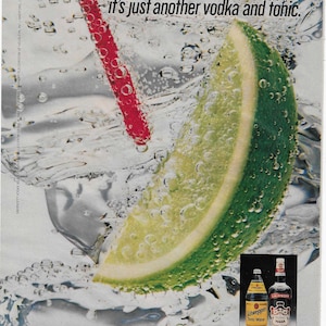 Original 1984 Full Page Magazine Advertisement for SMIRNOFF VODKA 8 x 11 inches FREE Shipping!